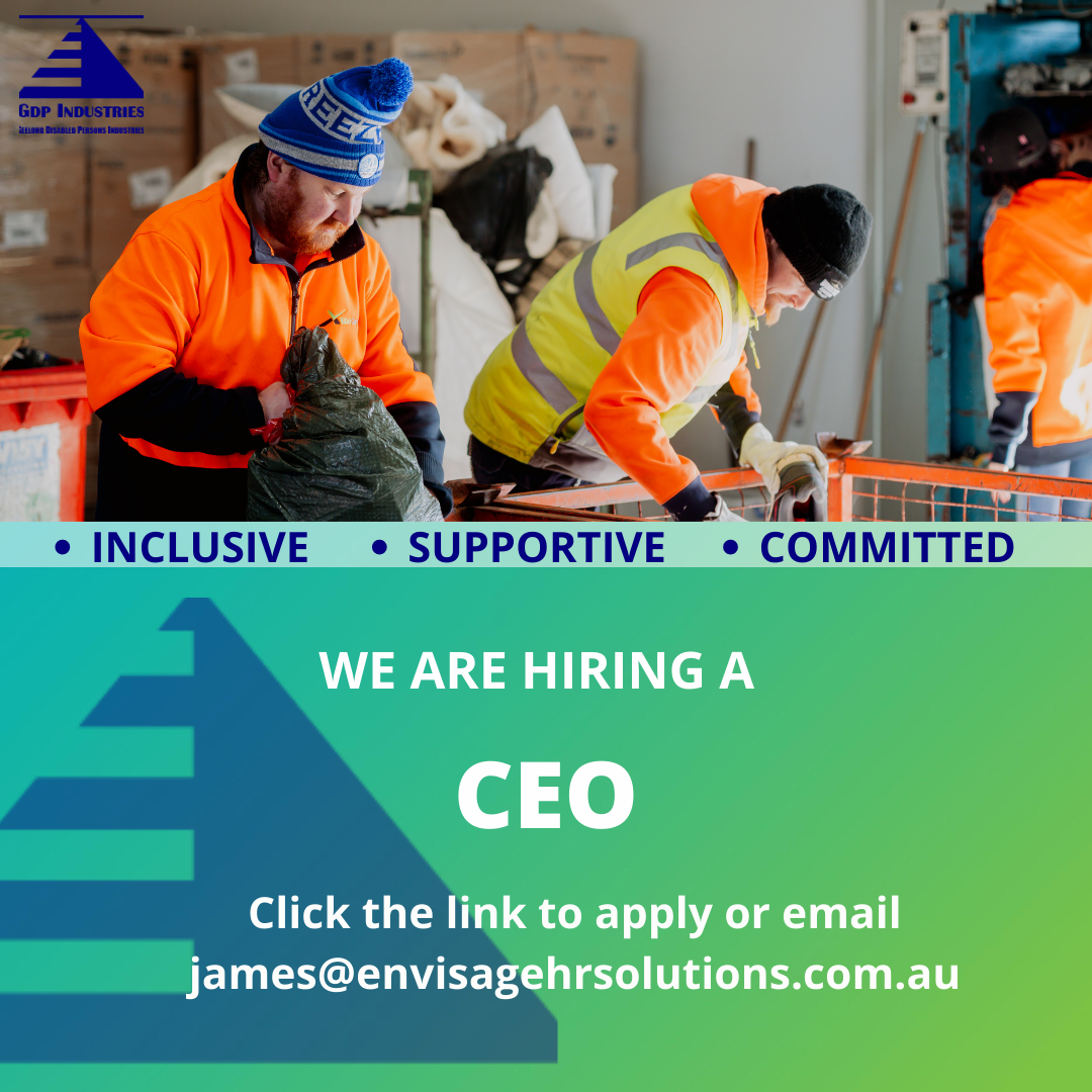 CEO Geelong Disabled People's Industries North Geelong Job in