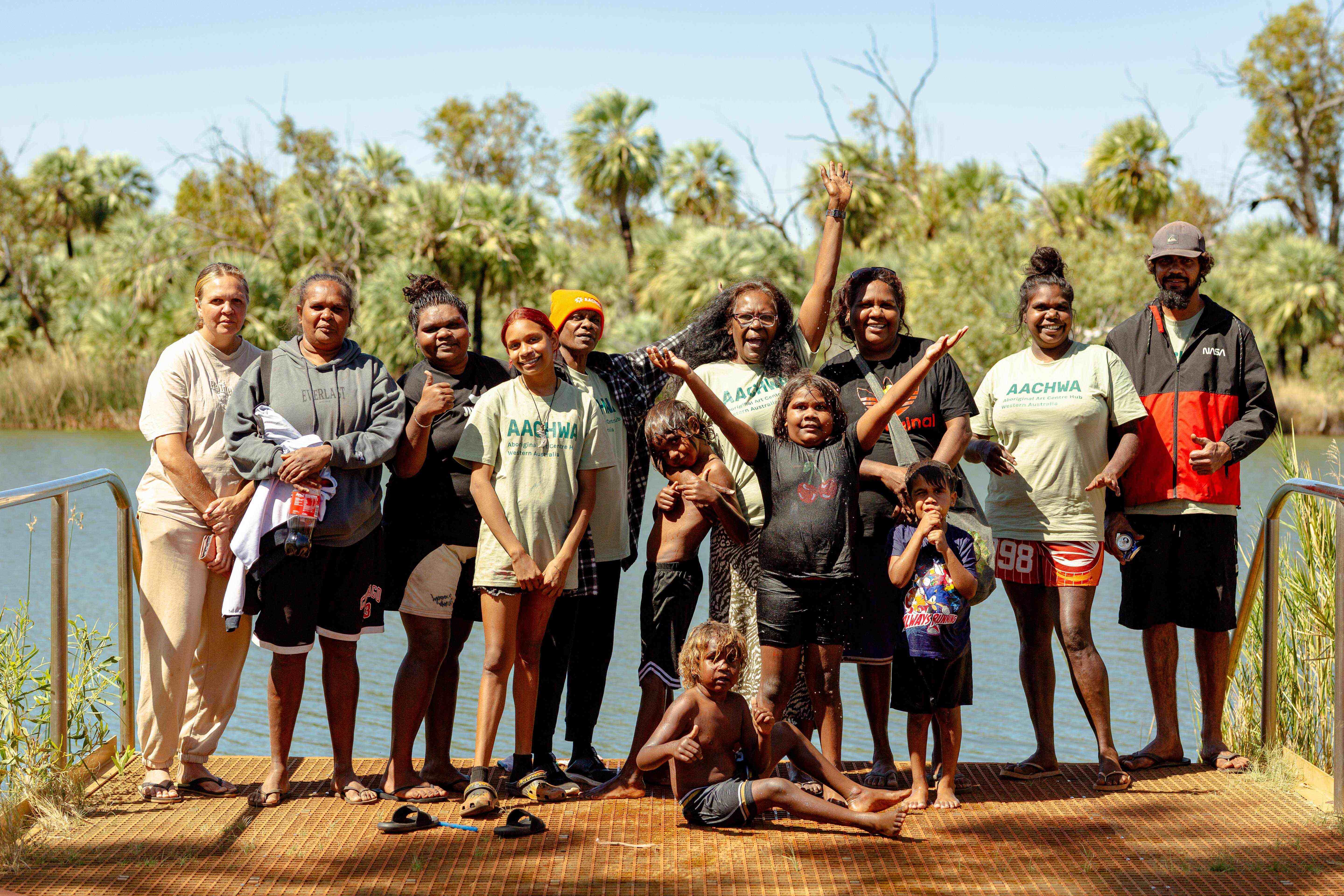 Photography by Jess Russell. Image courtesy of the Aboriginal Art Centre Hub of WA (AACHWA).