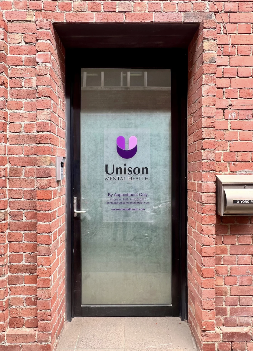 fromt door of unison clinic